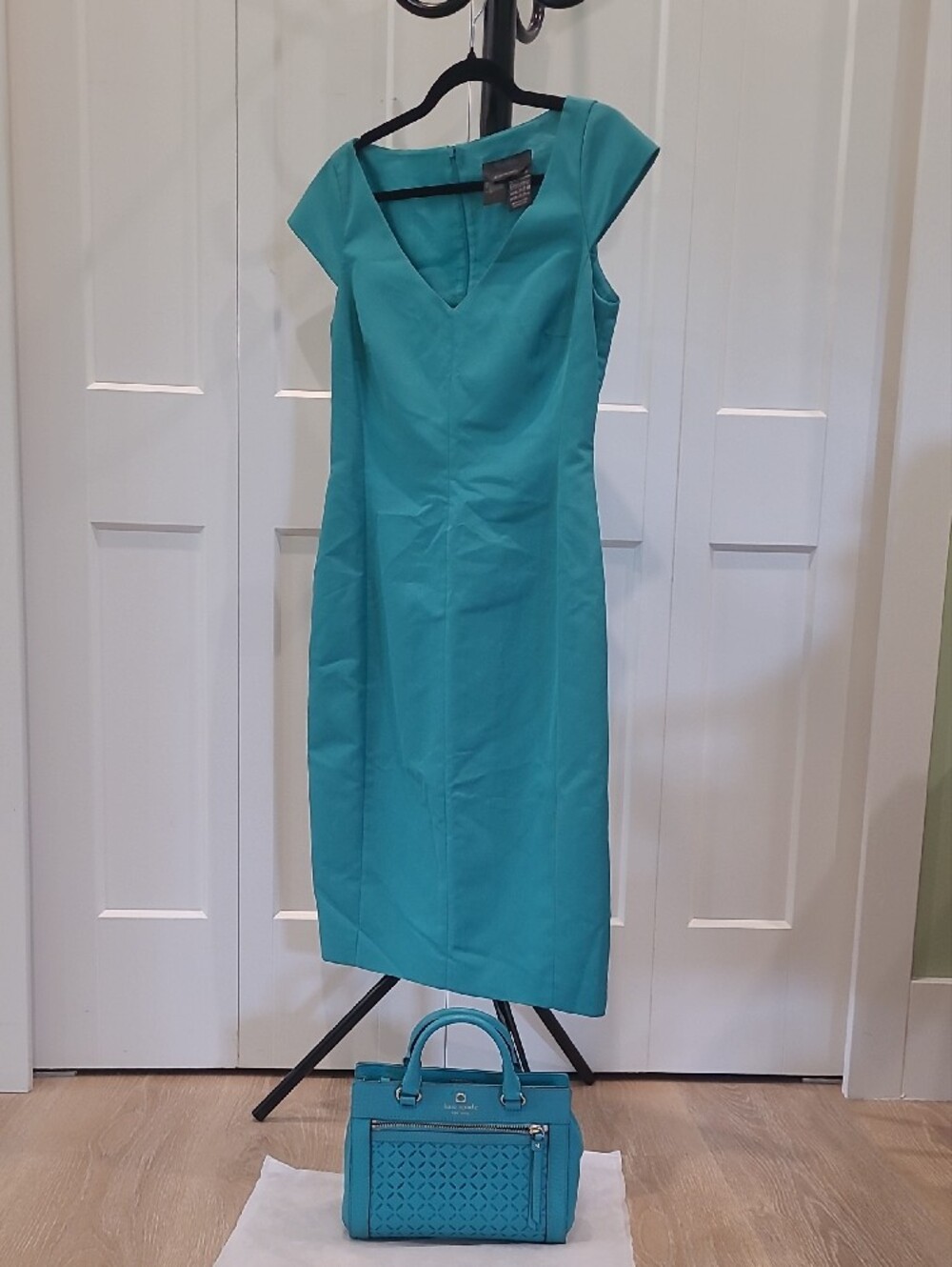 kate spade Perri Lane Romy Bag- Freemont Turquoise- laser-cut front - Picture 7 of 7